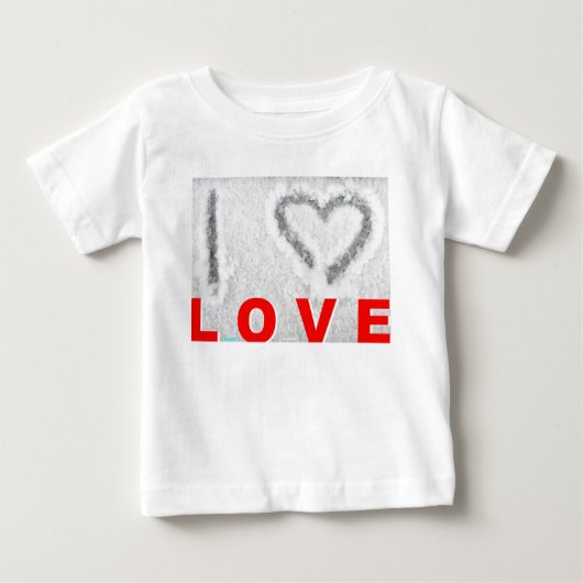 I love LOVE - T-Shirt ベビーTシャツ (正面)