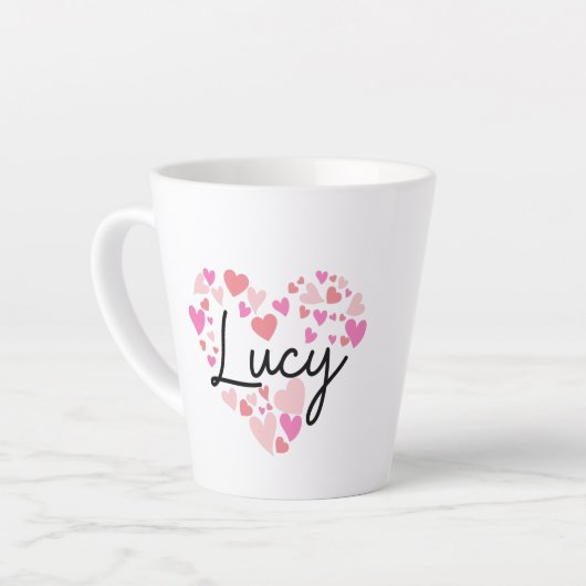 I love Lucy カフェラテマグ (左アングル)