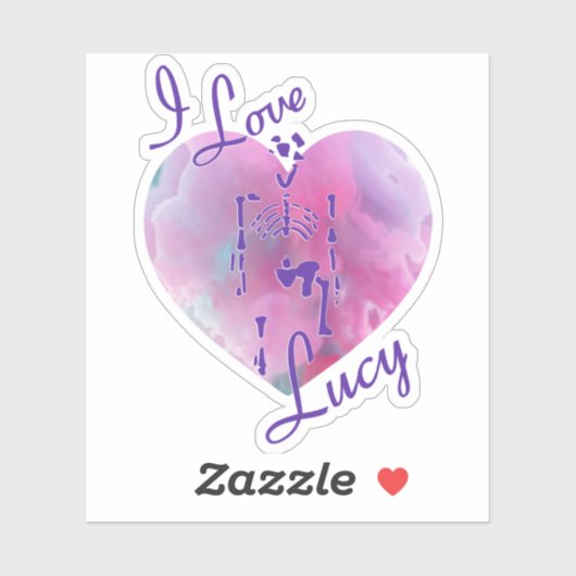 I Love Lucy Fossil Australopithecus Sticker シール (シート)