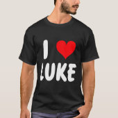 I Love Luke - Heart - Name  Tシャツ (正面)
