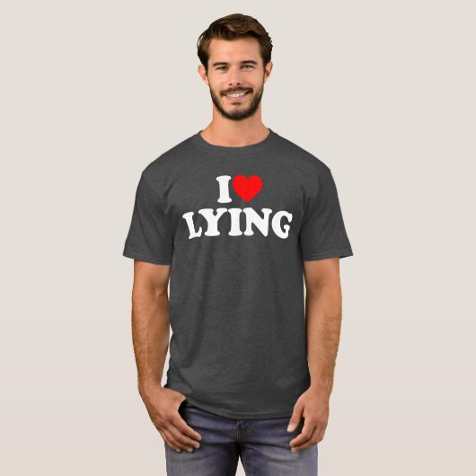 I Love Lying friends Tシャツ (正面フル)