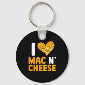 I Love Mac N' Cheese Funny Mac And Cheese  キーホルダー (正面)