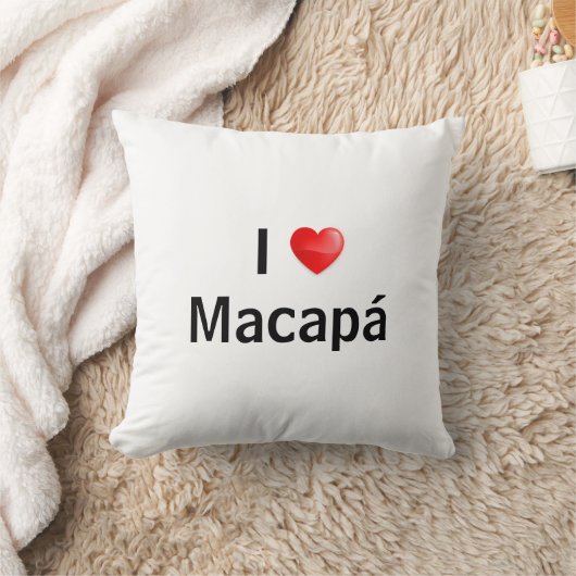 I love Macapá クッション (ブランケット)