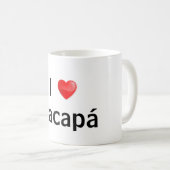 I love Macapá コーヒーマグカップ (正面右)