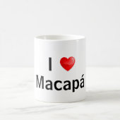 I love Macapá コーヒーマグカップ (中央)