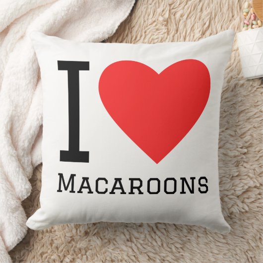 I love macaroons  クッション (ブランケット)