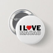 I LOVE MACAU - For real Macanese! 缶バッジ (正面&裏面)
