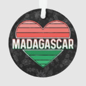 I Love Madagascar，マダガスカルハート オーナメント (裏面)