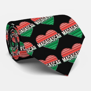 I Love Madagascar,マダガスカルハート ネクタイ