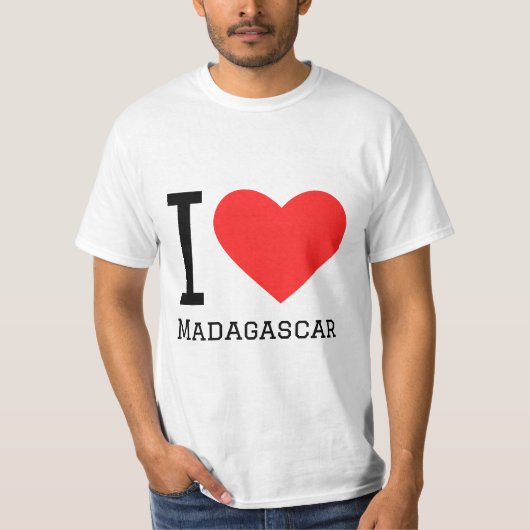 I love Madagascar  Tシャツ (正面)