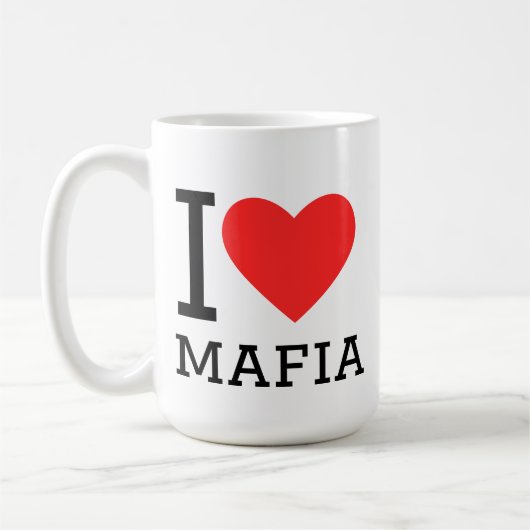 I love mafia コーヒーマグカップ (左)