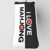 I love Mahjong O置き換えMJフラワーゴルフカバー ゴルフヘッドカバー (回転90)