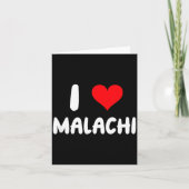 I Love Malachi - Heart - Name  カード (正面)