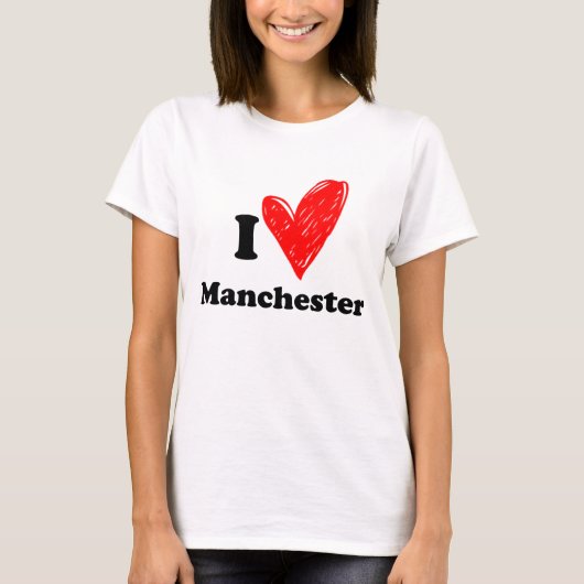 I love Manchester Tシャツ (正面)