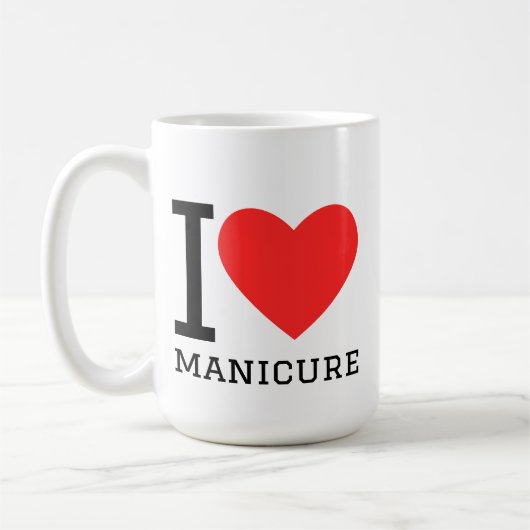 I love manicure コーヒーマグカップ (左)