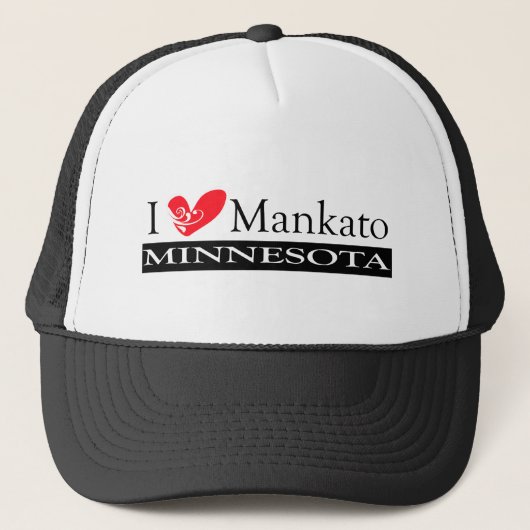 I Love Mankato Minnesota キャップ (正面)
