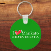 I Love Mankato Minnesota キーホルダー (正面)