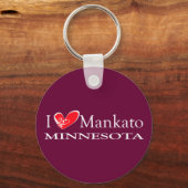 I Love Mankato Minnesota キーホルダー (正面)