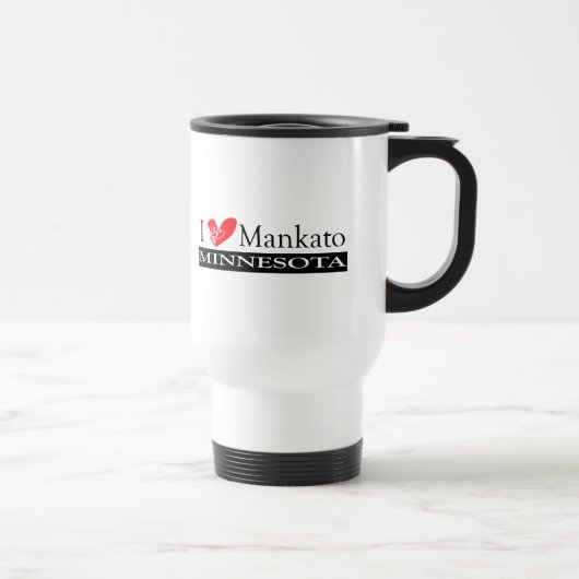 I Love Mankato Minnesota トラベルマグ (右)