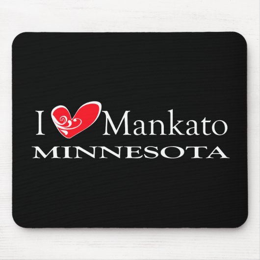 I Love Mankato Minnesota マウスパッド (正面)