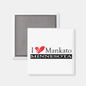 I Love Mankato Minnesota マグネット (正面/裏面)