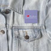 I Love Mankato Minnesota 缶バッジ (インサイチュ)