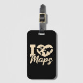 I Love Maps, Geography ラゲッジタグ (正面縦)