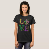 I Love Mardi Gras For Family Group 2023 Tシャツ (正面フル)