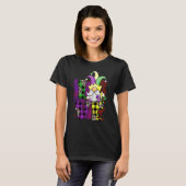 I Love Mardi Gras Gnomes With Fleur de Lis Men Wo Tシャツ (正面フル)