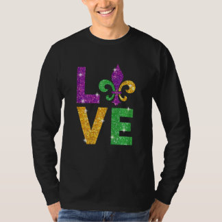 I Love Mardi Gras Mardi Gras Tee For Women Kids G Tシャツ
