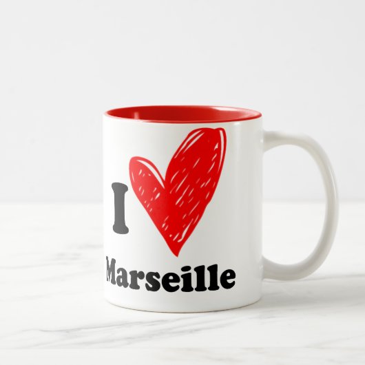 I love Marseille ツートーンマグカップ (右)