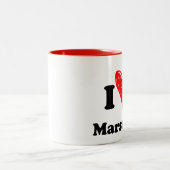 I love Marseille ツートーンマグカップ (中央)