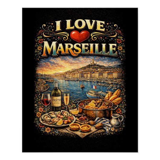 I love Marseille ポスター (正面)