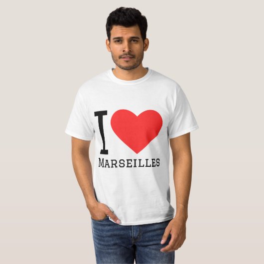 I love marseilles tシャツ (正面フル)