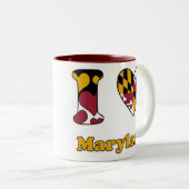 I love Maryland ツートーンマグカップ (正面右)