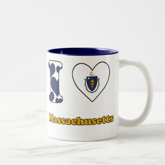 I love Massachusetts ツートーンマグカップ (右)
