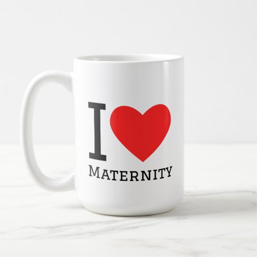 I love maternity コーヒーマグカップ (左)