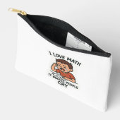 I Love Math – 漫画おもしろいのシール アクセサリーポーチ (見開き)