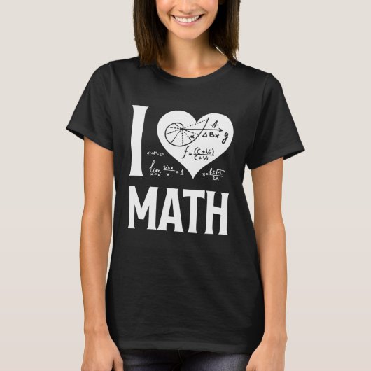 I Love Math 2 Tシャツ (正面)