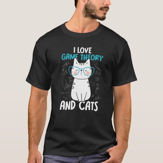 I Love Math and Cats   Game Theory  1 Tシャツ (正面)