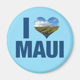 I Love Maui Hawaii Cute Hawaiian Photography マグネット