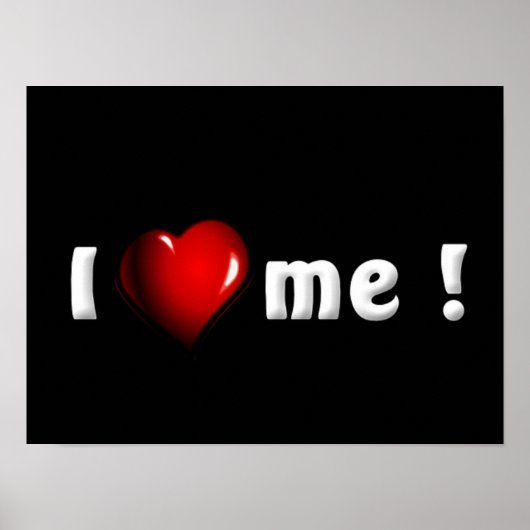 I Love Meハートポスター ポスター (正面)