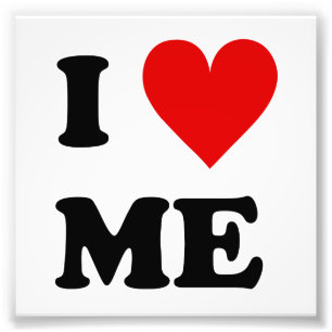 I Love Meハート フォトプリント