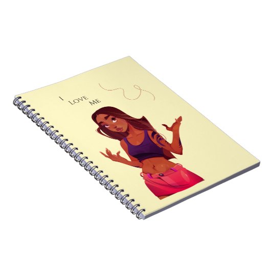 「I Love Me」ノートブック ノートブック (右側)