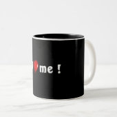 I Love Me - A Cupでの自信 ツートーンマグカップ (正面右)