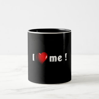 I Love Me - A Cupでの自信 ツートーンマグカップ