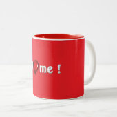 I Love Me - A Cupでの自信 ツートーンマグカップ (正面右)