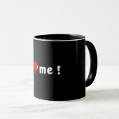 I Love Me - A Cupでの自信 マグカップ (正面右)