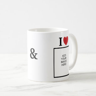 『I Love Me Add Photo Image パーソナライズされた』コーヒー コーヒーマグカップ