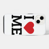 I Love Me iPhone カース | 自分を愛するフォンカバー | iPhoneケース (裏面横)